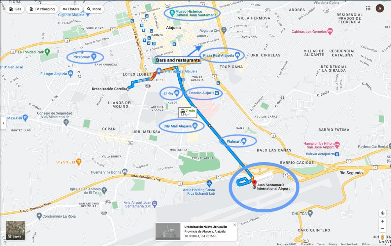 5 Min From The Airport - Perfect Stop Alajuela Zewnętrze zdjęcie